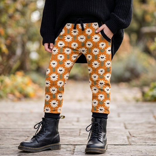 Joggers w/ Pockets - Autumn Spells - Haunted Daisies