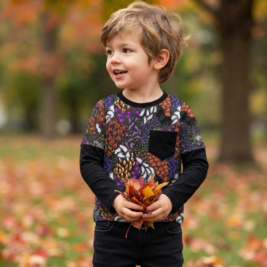 Layered T-shirt - Autumn Spells - Hallows Eve