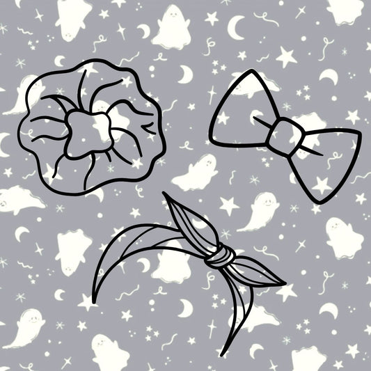 Hair Accs - Back to Black - Ghost After Bedtime