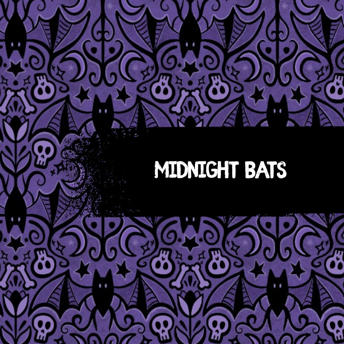Bandana bibs, feeding bibs - Midnight Bats