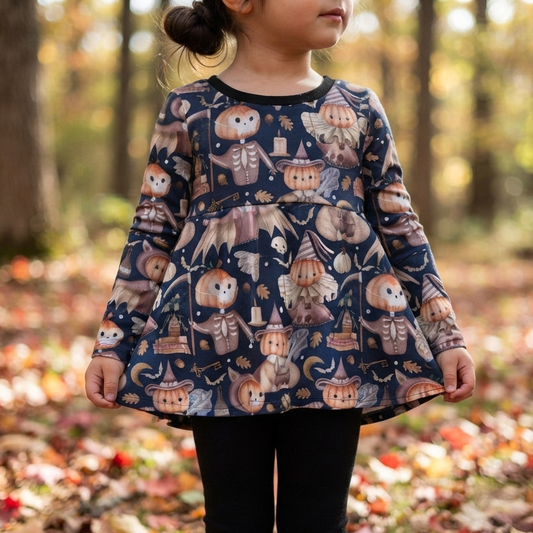 Peplum top - Autumn Spells - Pumpkin Coven